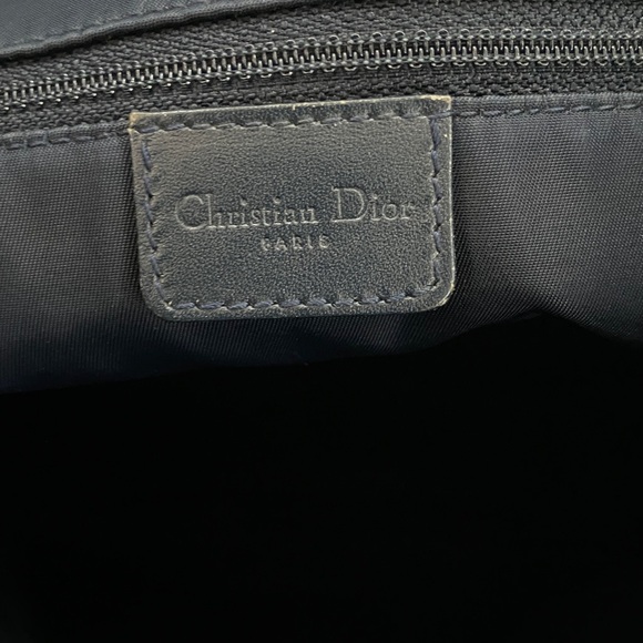 Authentic Christian Dior Oblique Trotter Denim Shoulder  Bag - Picture 9 of 17